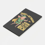 Grappige anti-Trump-tarief Post-it® Notes (Schuin)