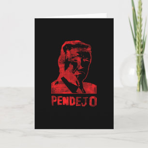 Grappige Anti Trump Verzet Liberale Pendejo Spaans Kaart