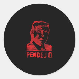 Grappige Anti Trump Verzets Liberale Pendejo Spaan Ronde Sticker