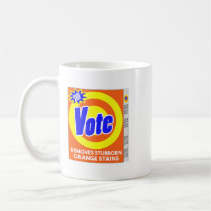 Grappige Anti Trump Wasmiddel Zeepdoos Stemming of Koffiemok