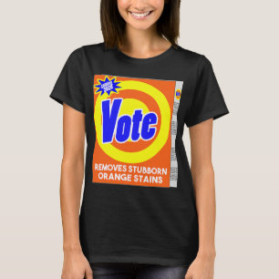 Grappige Anti Trump Wasmiddel Zeepdoos Stemming of T-shirt