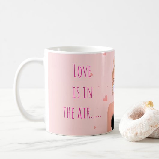Grappige anti-Valentijnsdag  Koffiemok (Met donut)