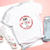 Grappige Anti-Valentijnsdag Schattige Enkele sched T-shirt