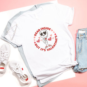 Grappige Anti-Valentijnsdag Schattige Enkele sched T-shirt