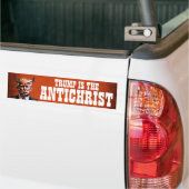 Grappige "Antichrist" Trump Bumpersticker (Op Truck)
