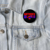 Grappige Antiek Ronde Button 5,7 Cm (In situ)