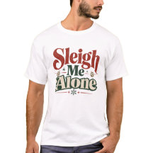 Grappige antisociale kerst slee die me alleen