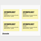 Grappige antropologische definitie Sticker (Vel)