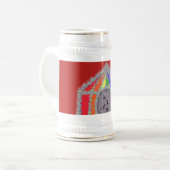 Grappige apen bierpul (Voorkant links)