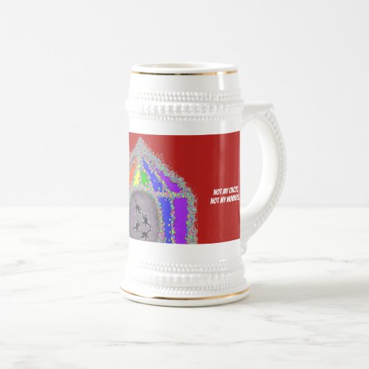 Grappige apen bierpul (Voorkant rechts)