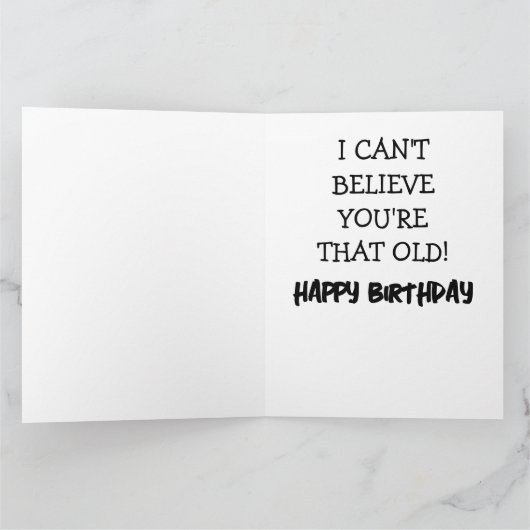 GRAPPIGE APEN MIJLPAAL OUDE VERJAARDAGSKAART KAART (Binnen)