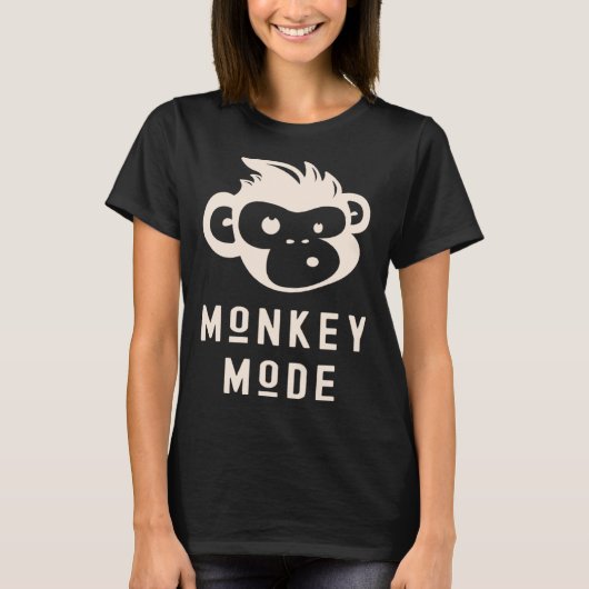 Grappige Apen Modus Koele Chimpansee Wilde Primaat T-shirt (Voorkant)