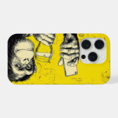 Grappige Apen Selfie Illustratie – Cool Chimpansee iPhone Hoesje (Achterkant horizontaal)