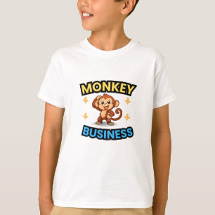 Grappige Apen Zakelijke T-shirt