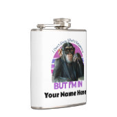 Grappige apennaam Ik weet niet wat er gebeurt Heupfles (Rechts)