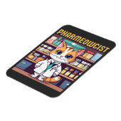 Grappige apotheek kat magneet (Linkerzijde)