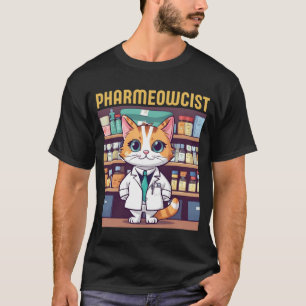 Grappige apotheek kat t-shirt