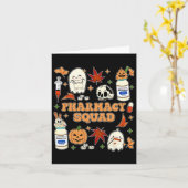 Grappige Apotheek Squad Halloween Apotheker Tech K Kaart (Gele Bloem)