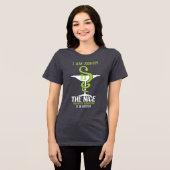 Grappige apotheek Tech op vakantie Tri-Blend Shirt (Voorkant volledig)