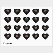 Grappige apotheek Technicus Apotheker Halloween Co Hart Sticker (Vel)