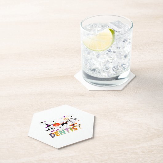 Grappige apotheek Technicus Apotheker Halloween Co Kartonnen Onderzetters (Insitu)