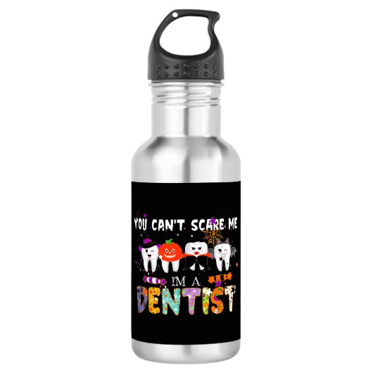 Grappige apotheek Technicus Apotheker Halloween Co Waterfles (Voorkant)
