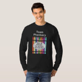 Grappige apotheek technicus lange mouw Shirt team (Voorkant volledig)