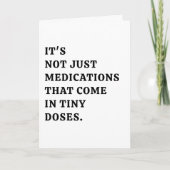 Grappige apotheker aanstaande! kaart (Voorkant)