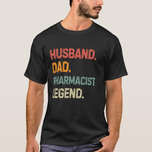 Grappige Apotheker Echtgenoot Vader Apotheker Lege T-shirt (Voorkant)