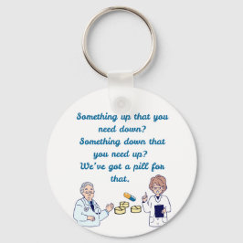 Grappige Apotheker  Sleutelhanger