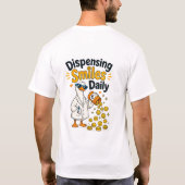 Grappige Apothekers Eend T-shirt (Achterkant)