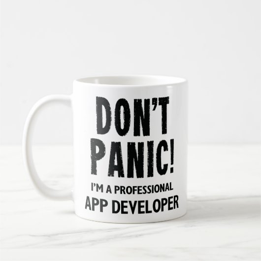Grappige App Developer Koffie Mok Gift (Links)