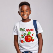 Grappige appels terug naar school t-shirt