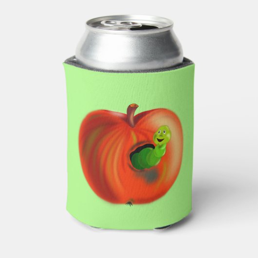Grappige Apple Koelbox Blikjeskoeler (Blikje Achterkant)