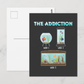 Grappige Aquarium Gekke Visteelt Humor Briefkaart (Voorkant / Achterkant)