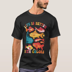 Grappige Aquarium Trekkervis Rif Tropische Vissen  T-shirt
