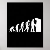 Grappige Arcade Evolution Arcade Old School Video Poster (Voorkant)