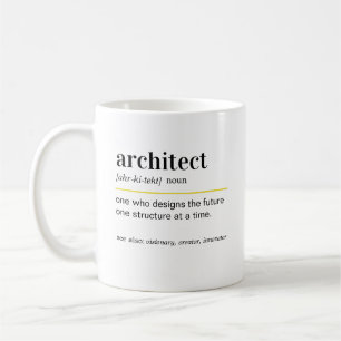 Grappige Architect Definitie Cadeau Koffiemok