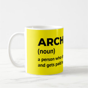 Grappige Architect Gift Mok