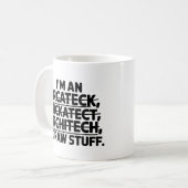 Grappige architectuur cadeau voor mannen en vrouwe koffiemok (Voorkant links)