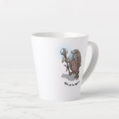 Grappige Armadillo Melk & Twee Suikers Hypnotische Latte Mok (Rechterhoek)