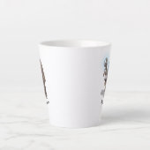 Grappige Armadillo Melk & Twee Suikers Hypnotische Latte Mok (Voorkant)