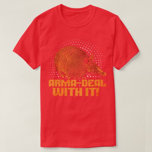 Grappige Armadillo T-shirt (Design voorkant)
