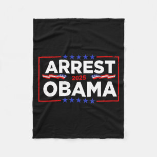 Grappige Arrestatie Obama 2025 Shirt Arrestatie Ob Fleece Deken