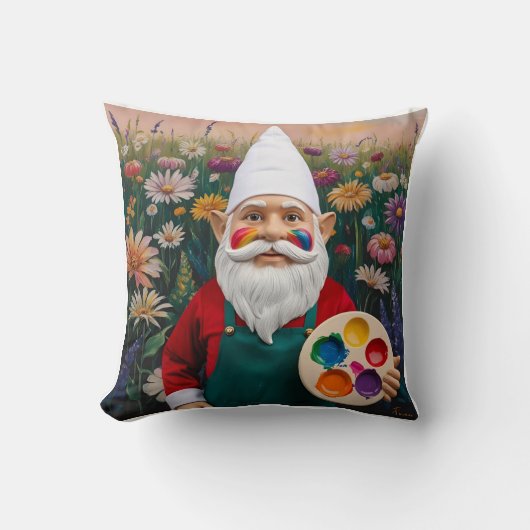 Grappige artiest Gnome: Moederdag meesterwerk Kussen (Voorkant)