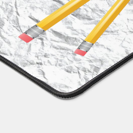 Grappige artiest schrijver etc. bureau mat pad (Hoek)