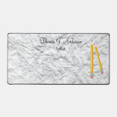 Grappige artiest schrijver etc. bureau mat pad (Voorkant)