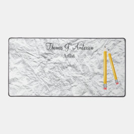 Grappige artiest schrijver etc. bureau mat pad