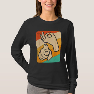 Grappige ASL Amerikaanse Gebarentaal, (expliciete) T-shirt