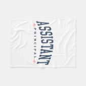 Grappige assistent-directeur Grappige schoolwerker Fleece Deken (Voorkant (Horizontaal))